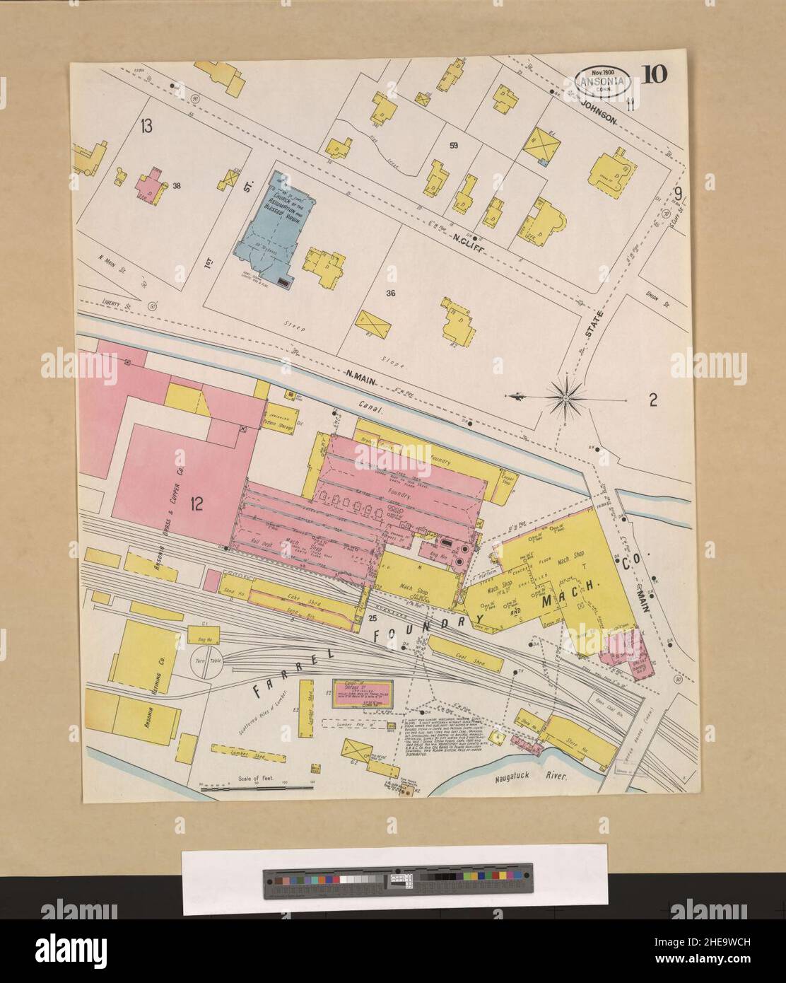 Ansonia map hires stock photography and images Alamy