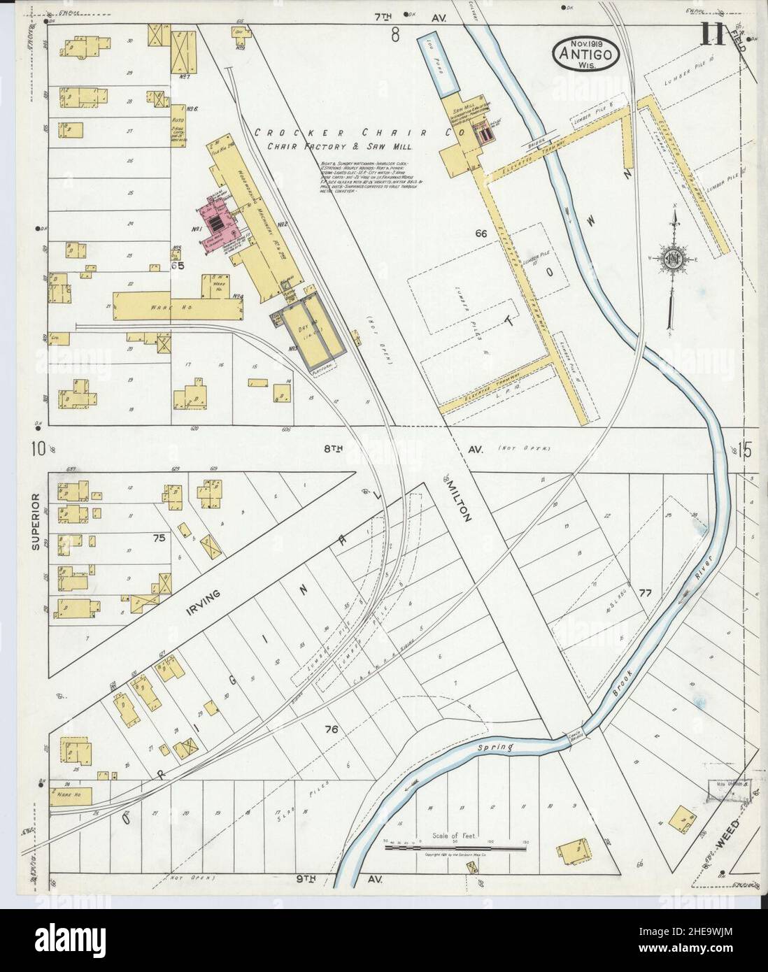 Map of antigo wisconsin hires stock photography and images Alamy