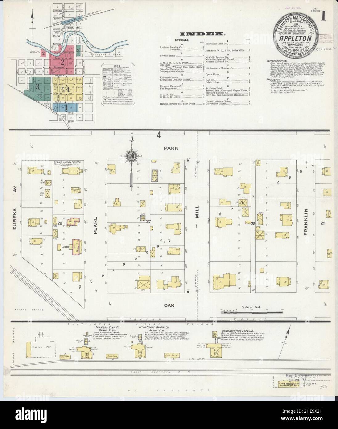 Map of appleton minnesota hires stock photography and images Alamy