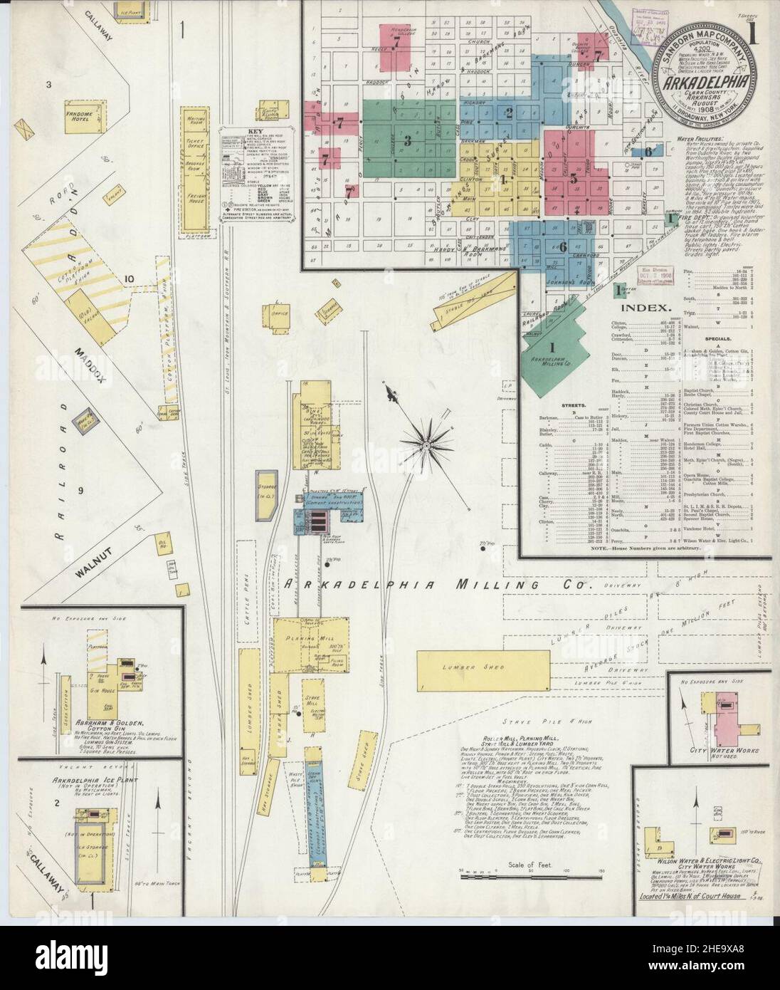 Arkadelphia arkansas map hires stock photography and images Alamy