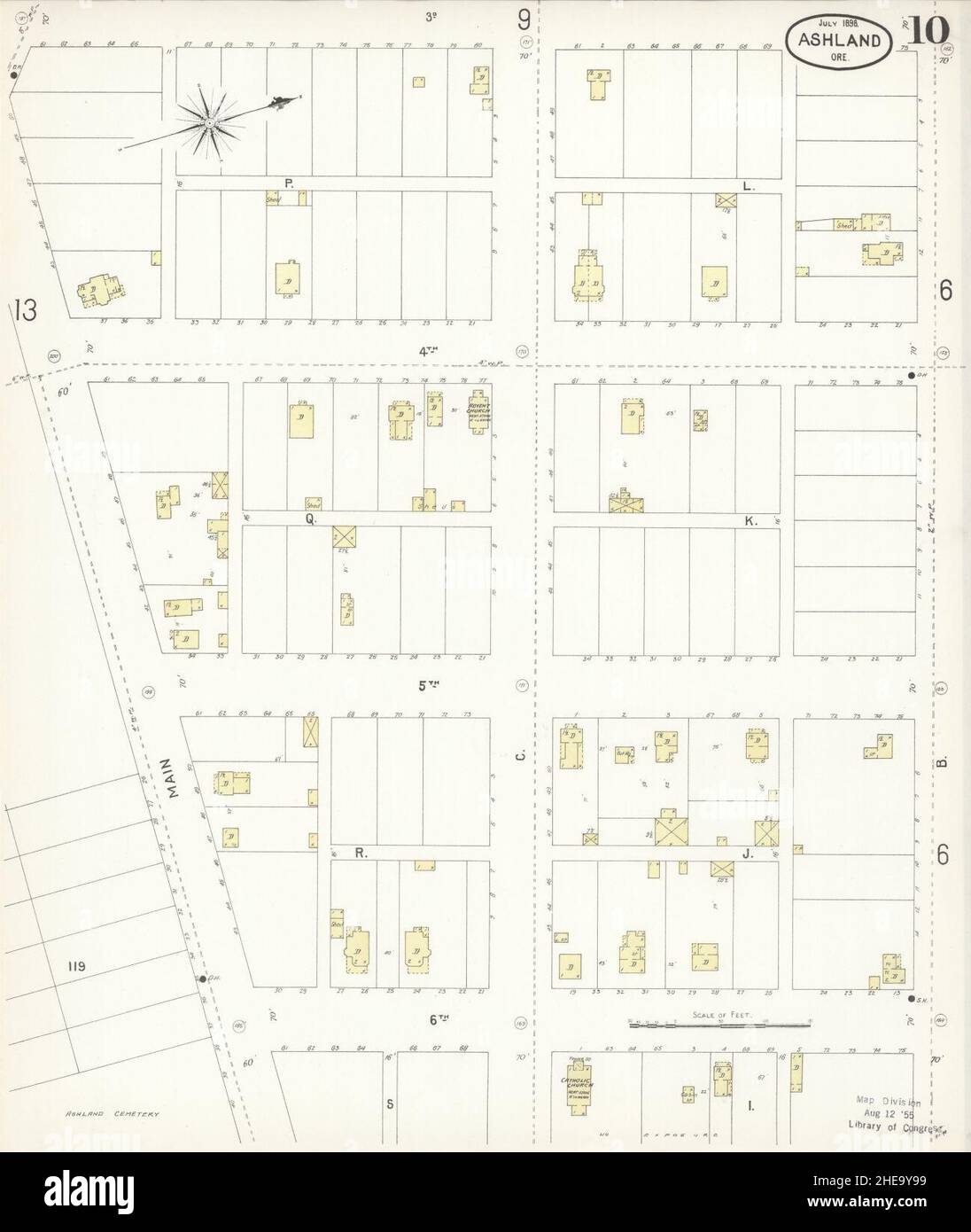 Map of ashland oregon hires stock photography and images Alamy