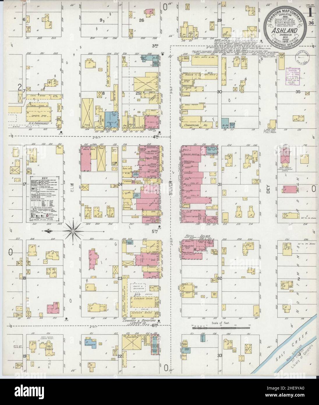 Map of ashland nebraska hires stock photography and images Alamy