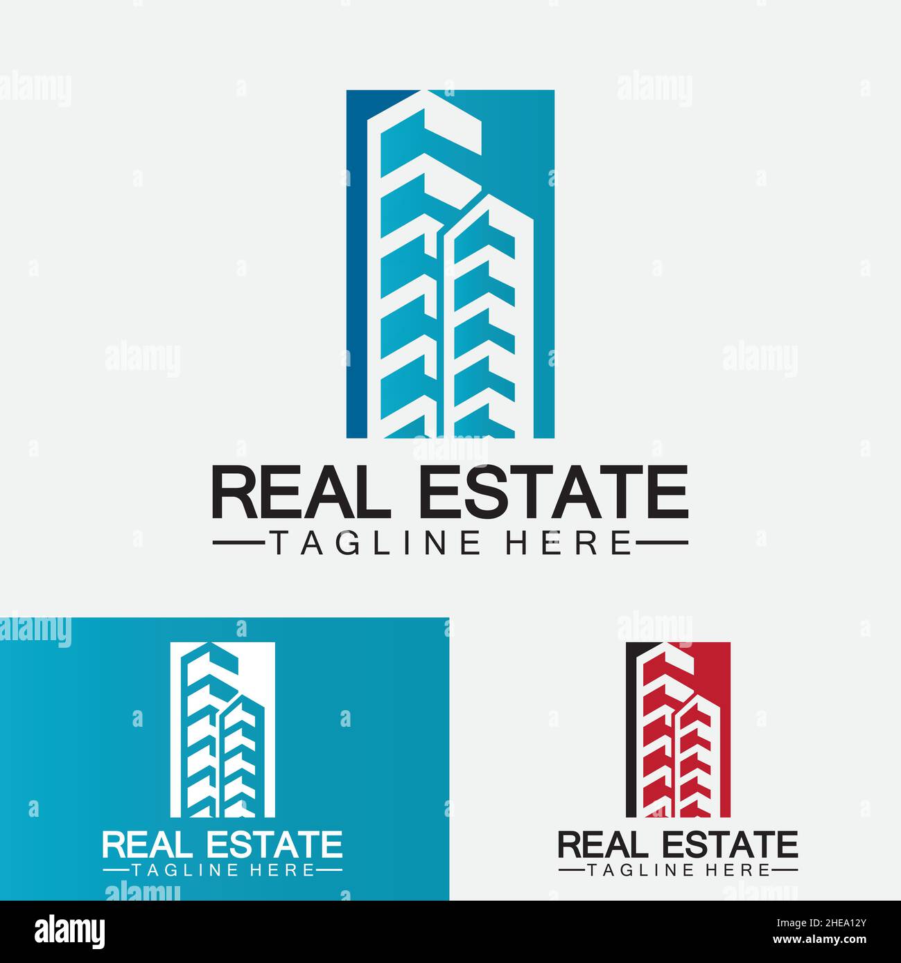 Real Estate Business Logo Template, Building, Property Development, and ...