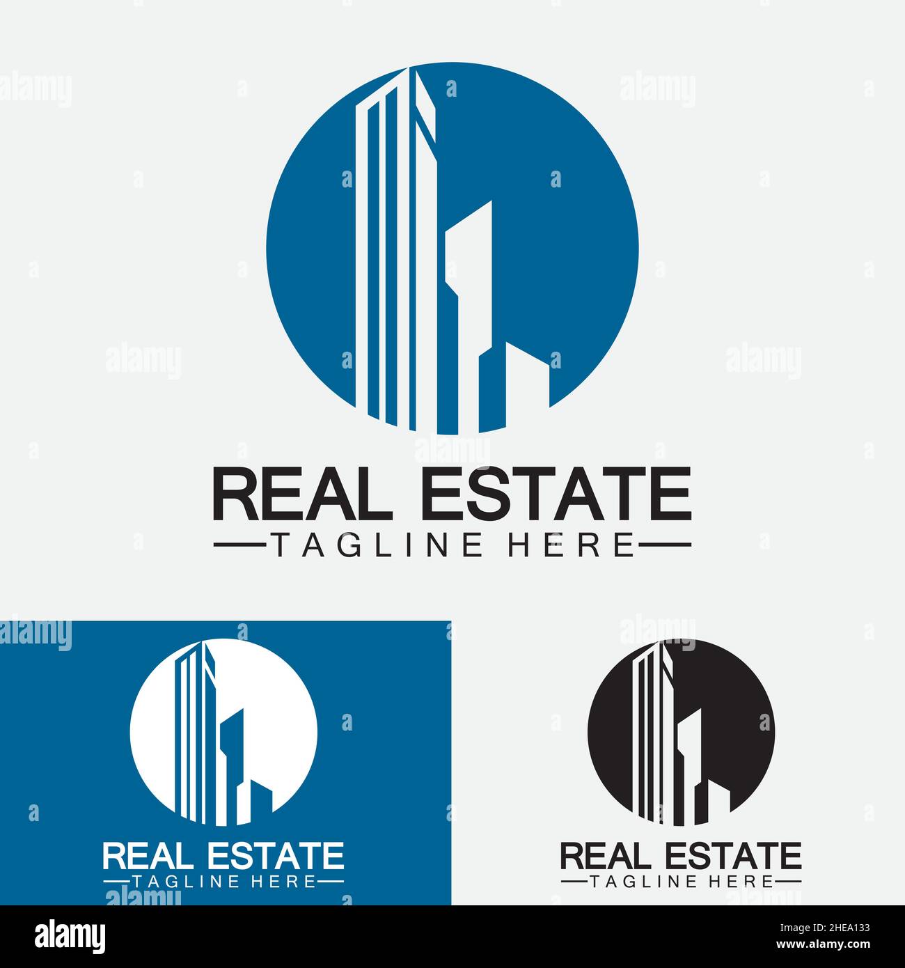 Real Estate Business Logo Template, Building, Property Development, and ...