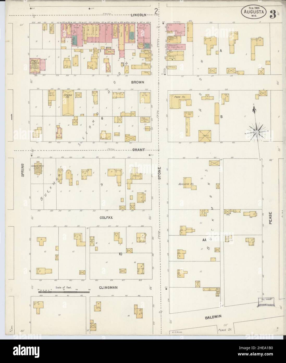Map of augusta wisconsin hires stock photography and images Alamy