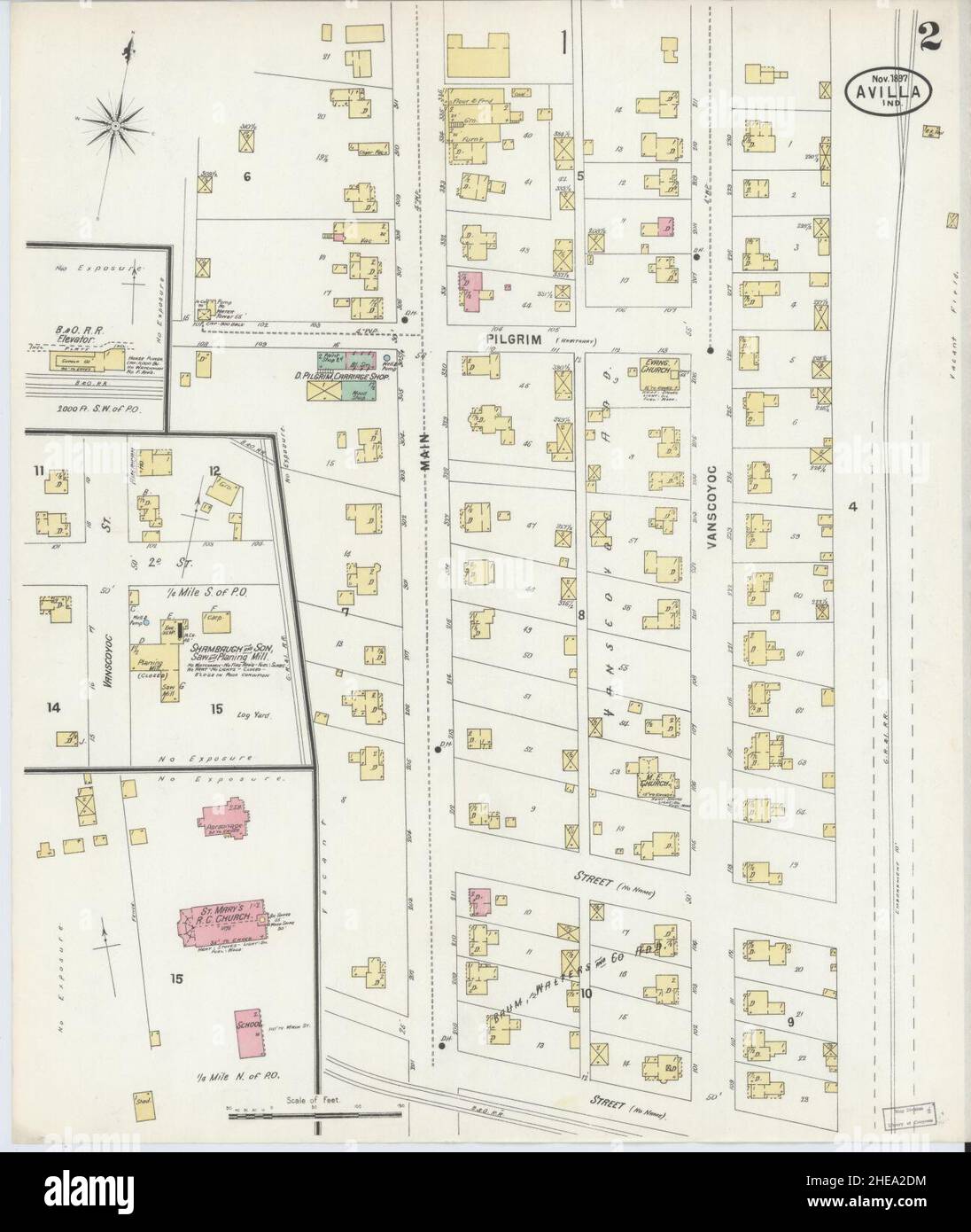 Map of avilla hires stock photography and images Alamy