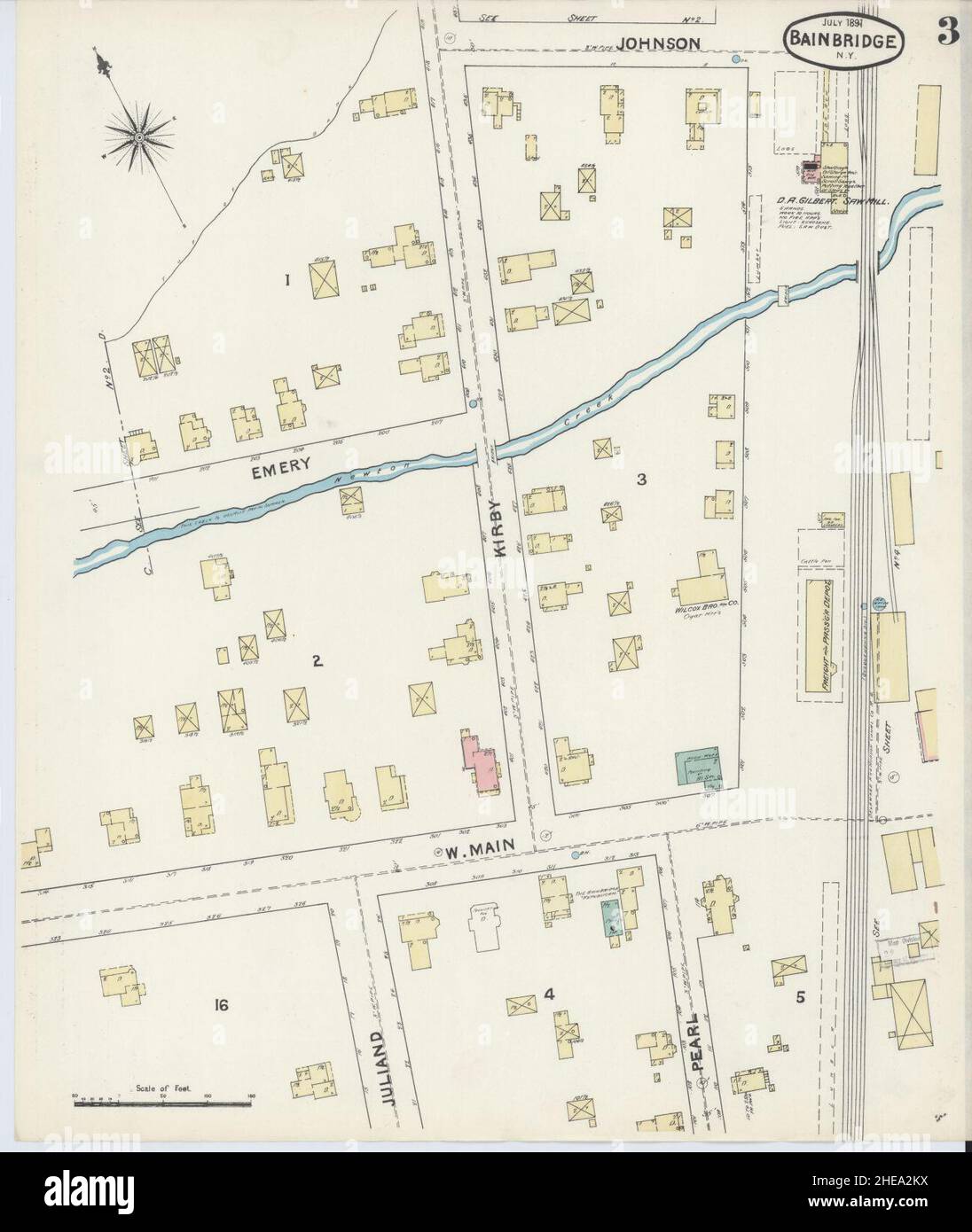 Map of bainbridge new york hires stock photography and images Alamy