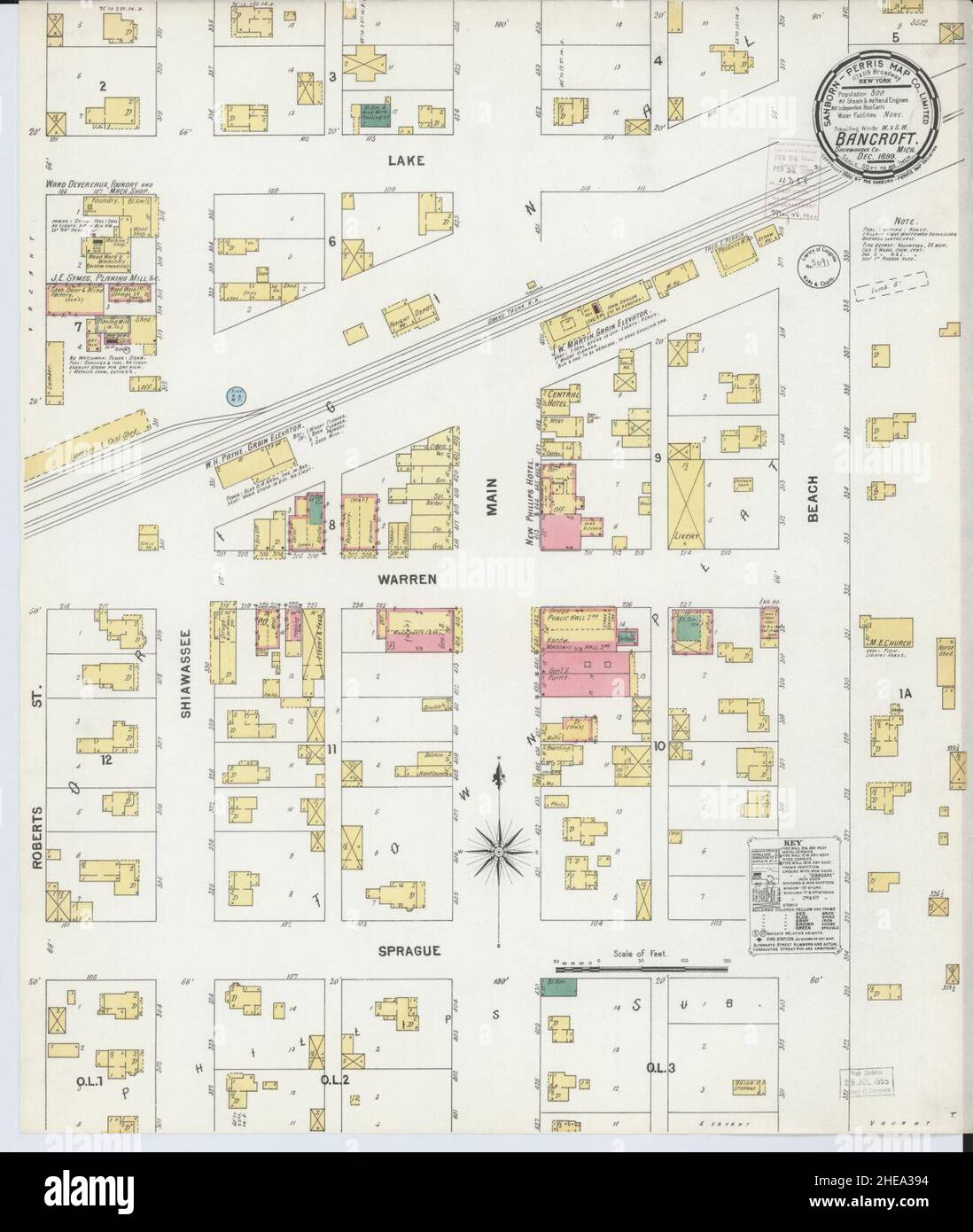 Bancroft map hires stock photography and images Alamy