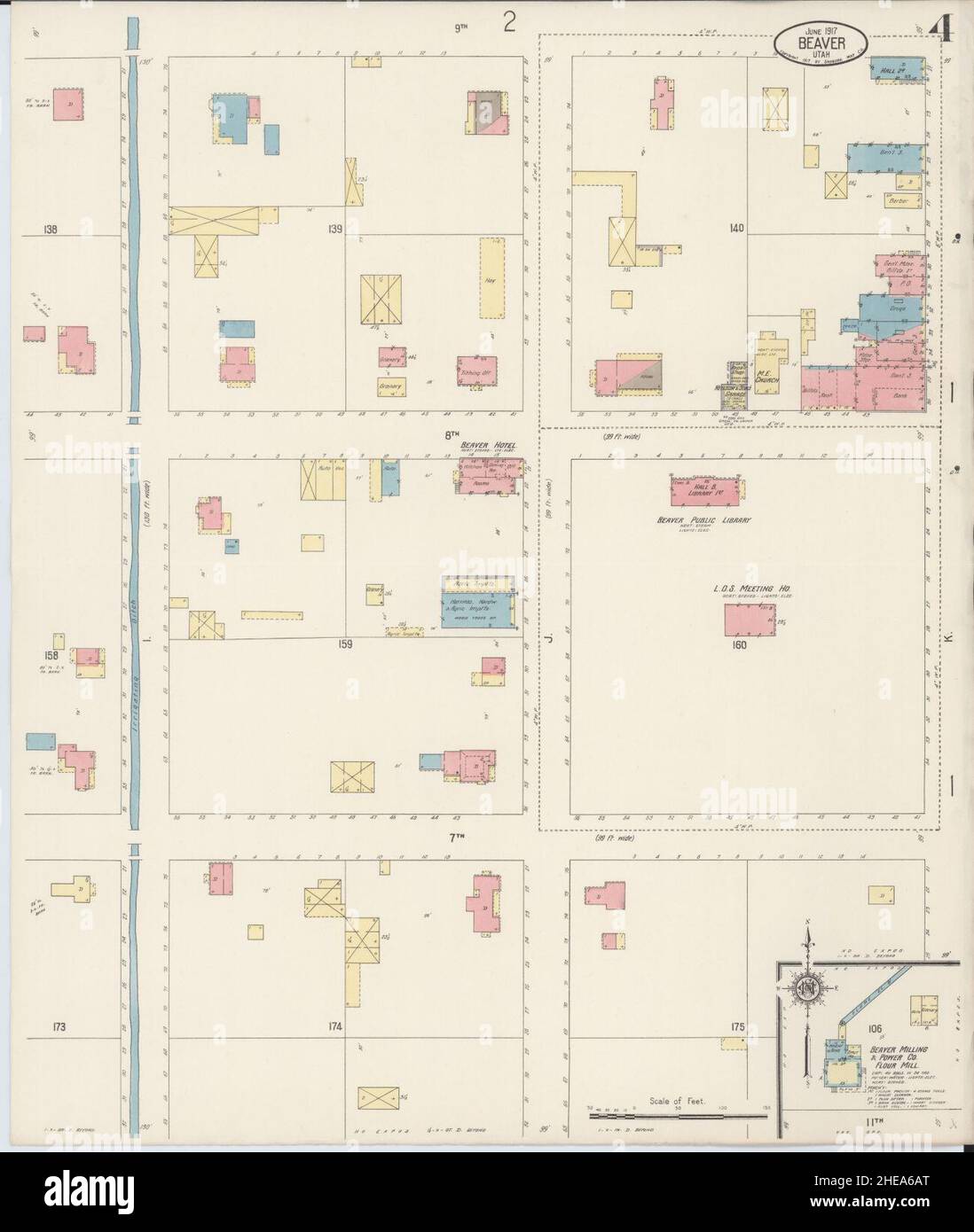 Map of beaver utah hi-res stock photography and images - Alamy