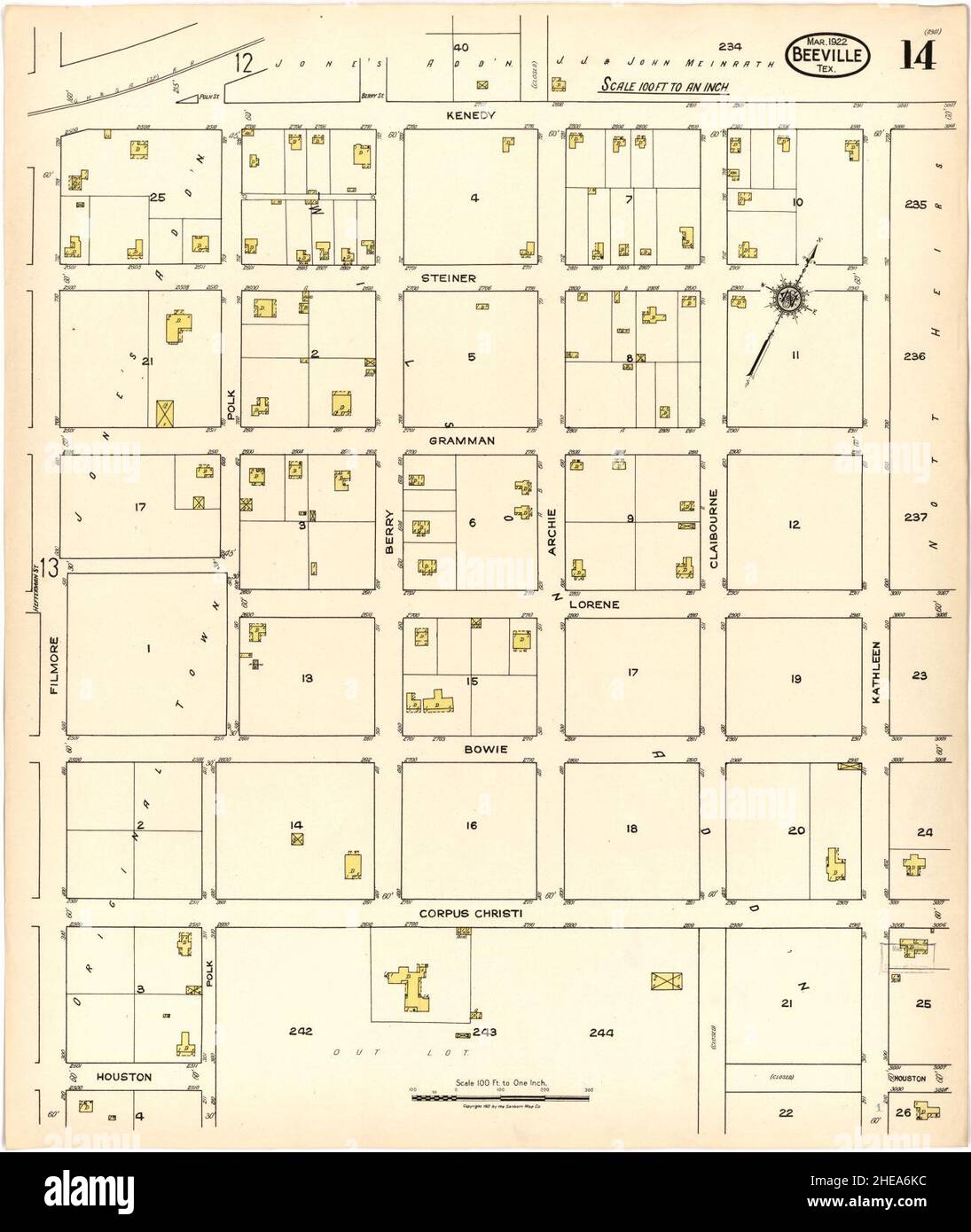 Map of beeville texas hires stock photography and images Alamy