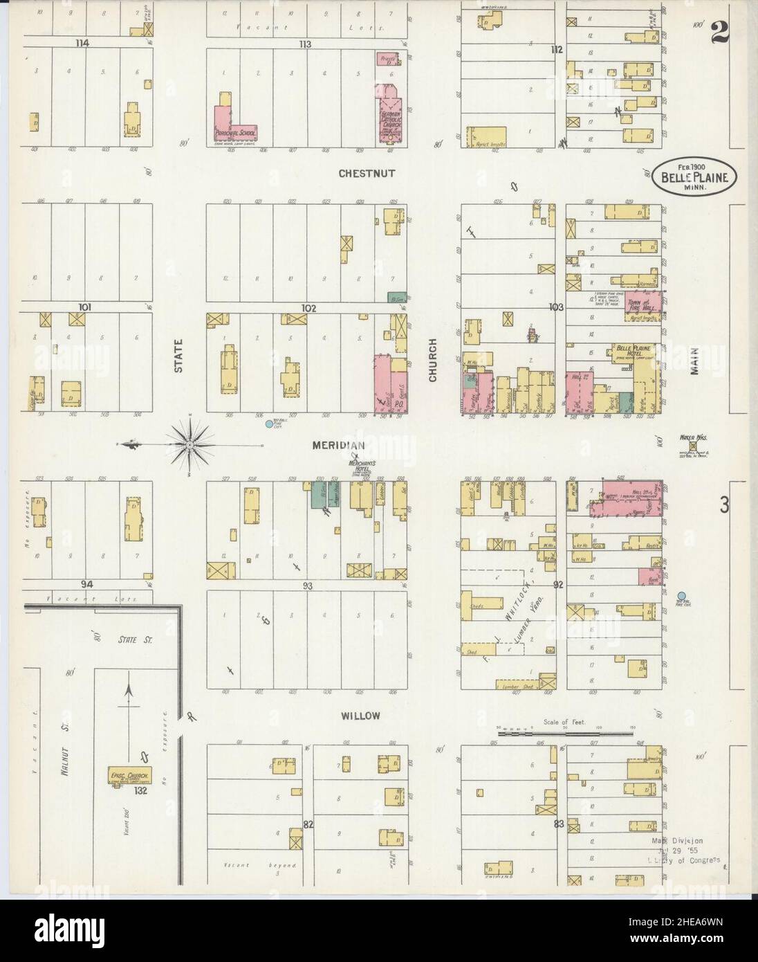 Map of belle plaine minnesota hires stock photography and images Alamy