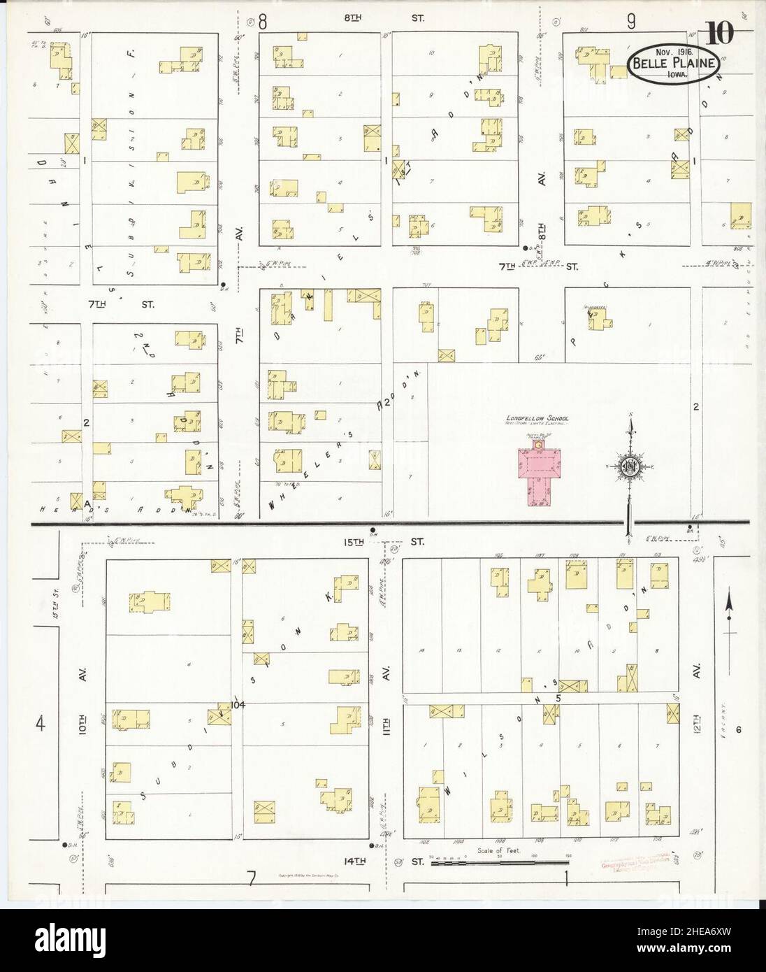 Belle plaine map hires stock photography and images Alamy