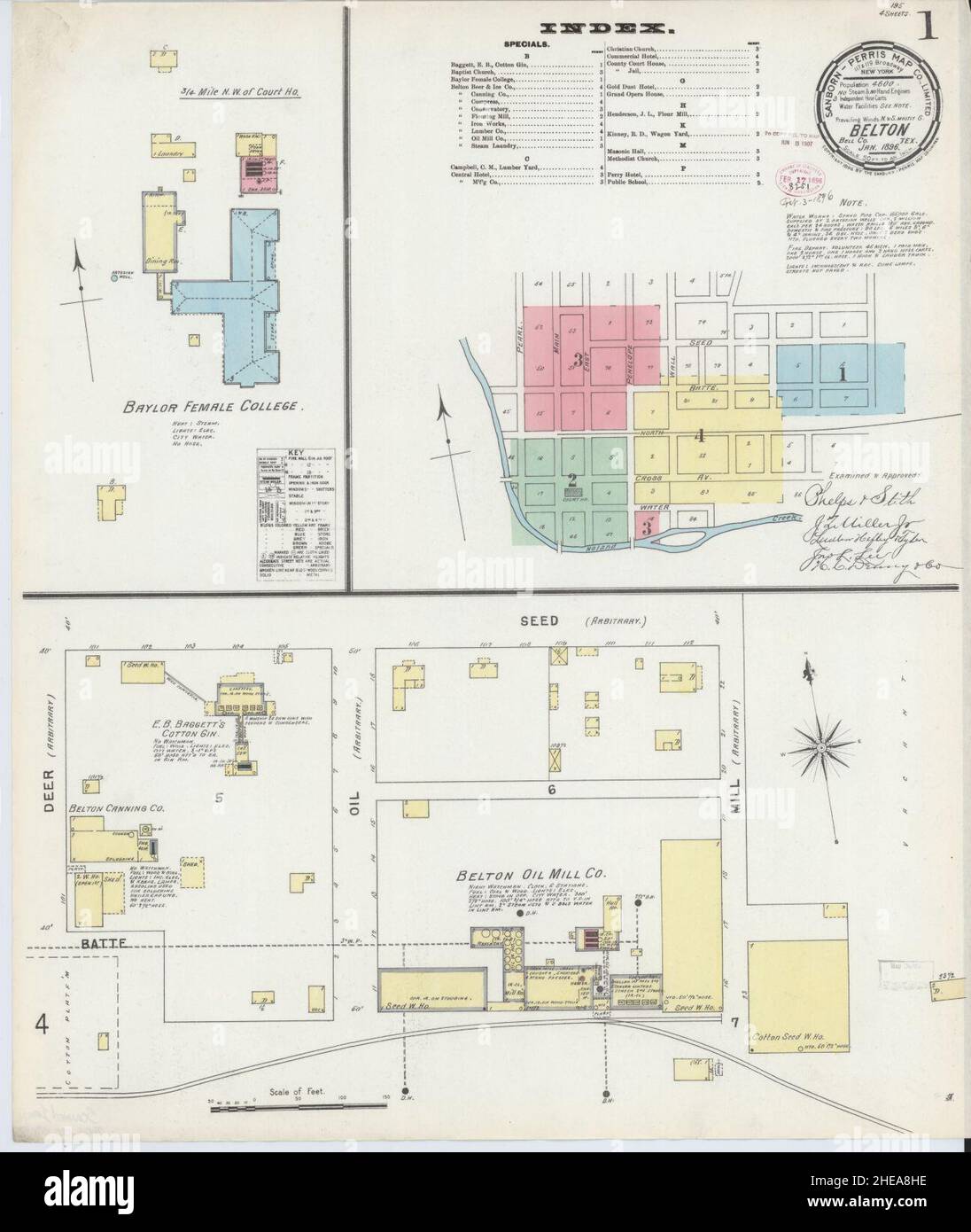 Map of belton texas hi-res stock photography and images - Alamy