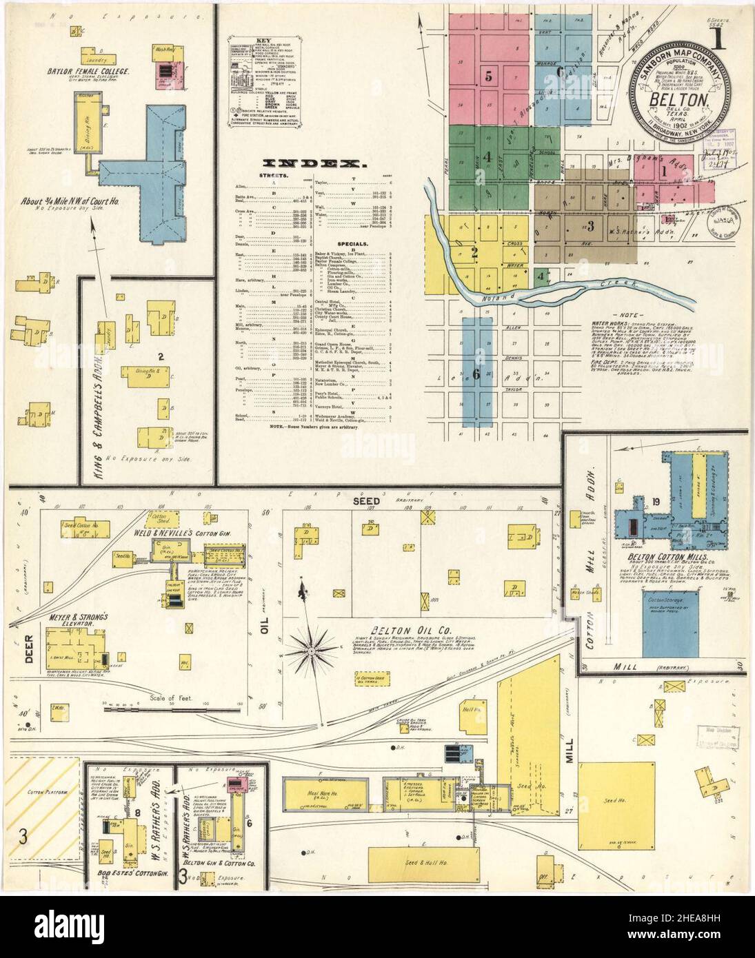 Map of belton texas hi-res stock photography and images - Alamy