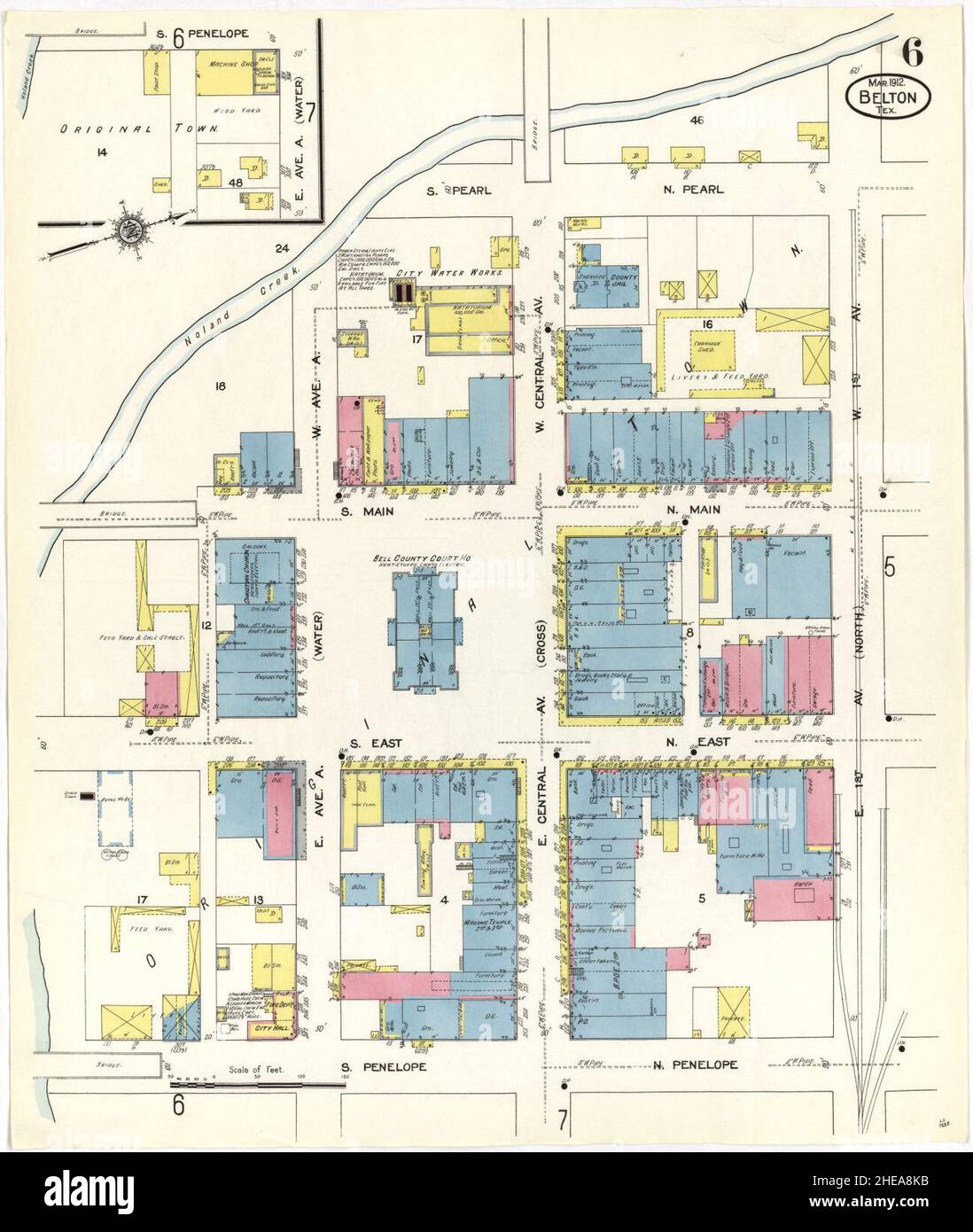 Belton texas map hi-res stock photography and images - Alamy