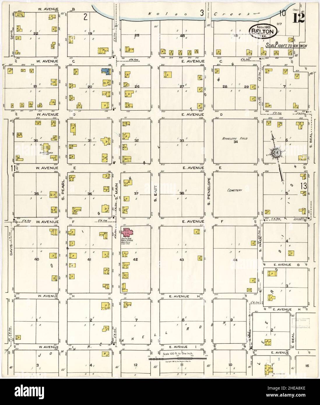 Belton map hi-res stock photography and images - Alamy