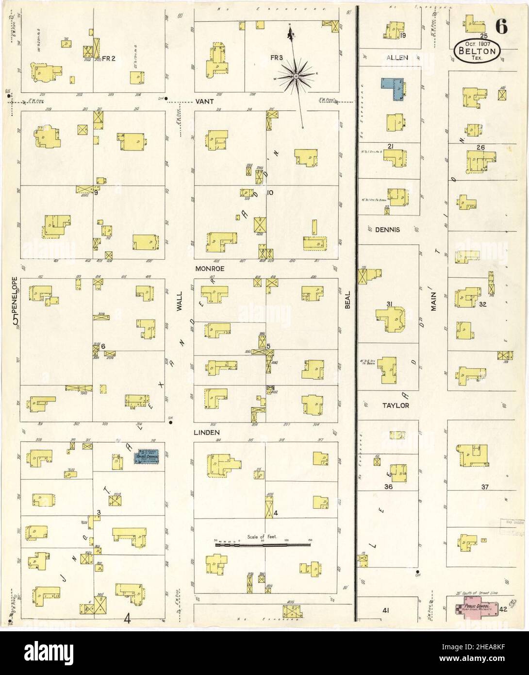 Map of belton texas hi-res stock photography and images - Alamy