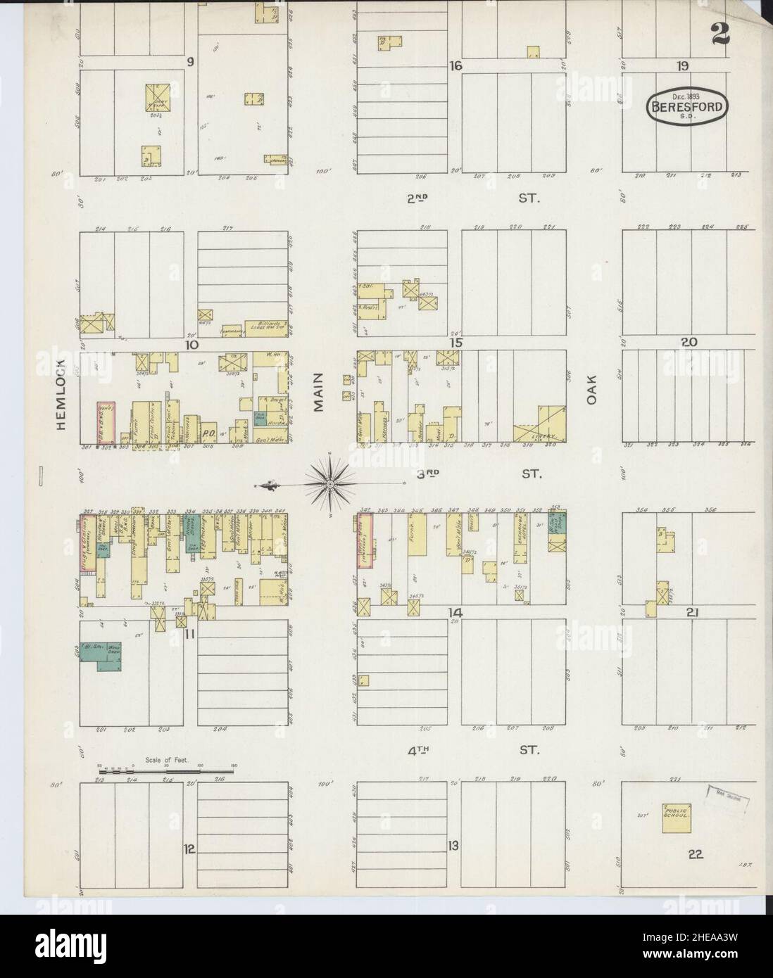 Map of beresford hires stock photography and images Alamy