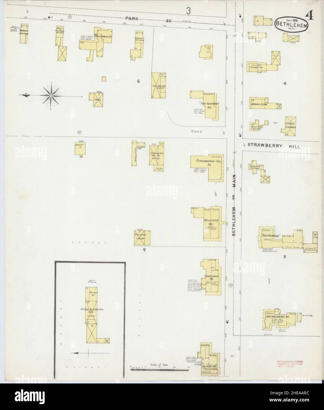 Map of new bethlehem hires stock photography and images Alamy