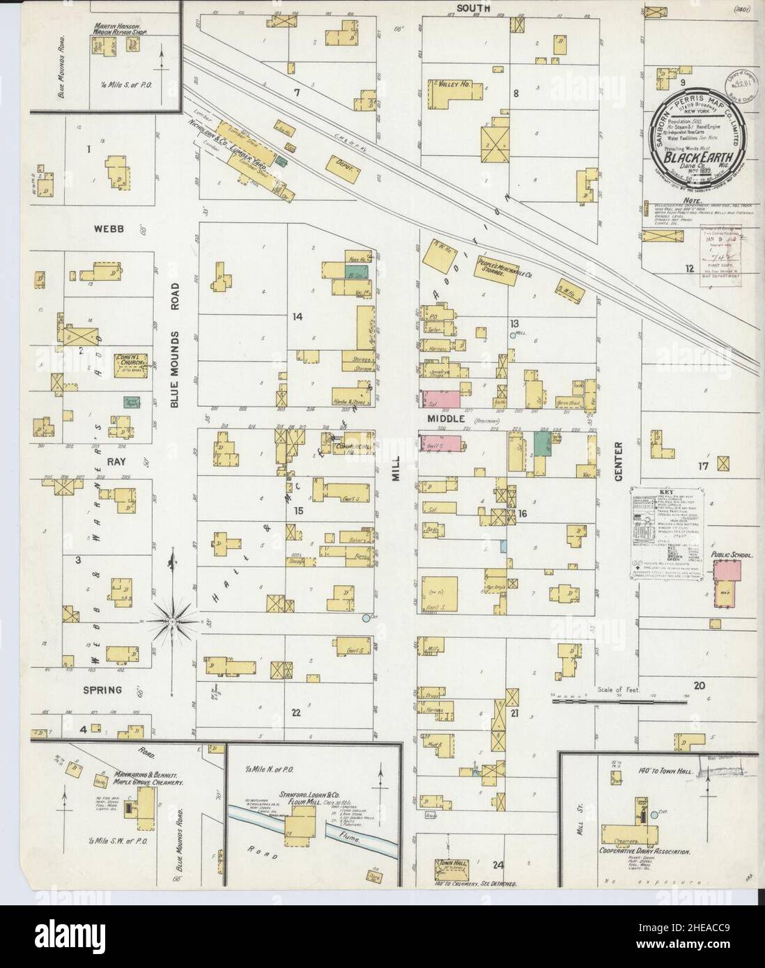 Map of black earth wisconsin hires stock photography and images Alamy