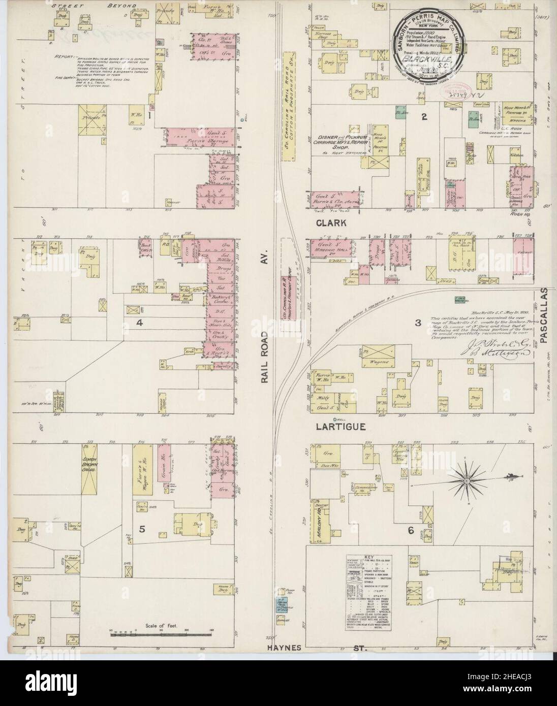Blackville south carolina map hires stock photography and images Alamy