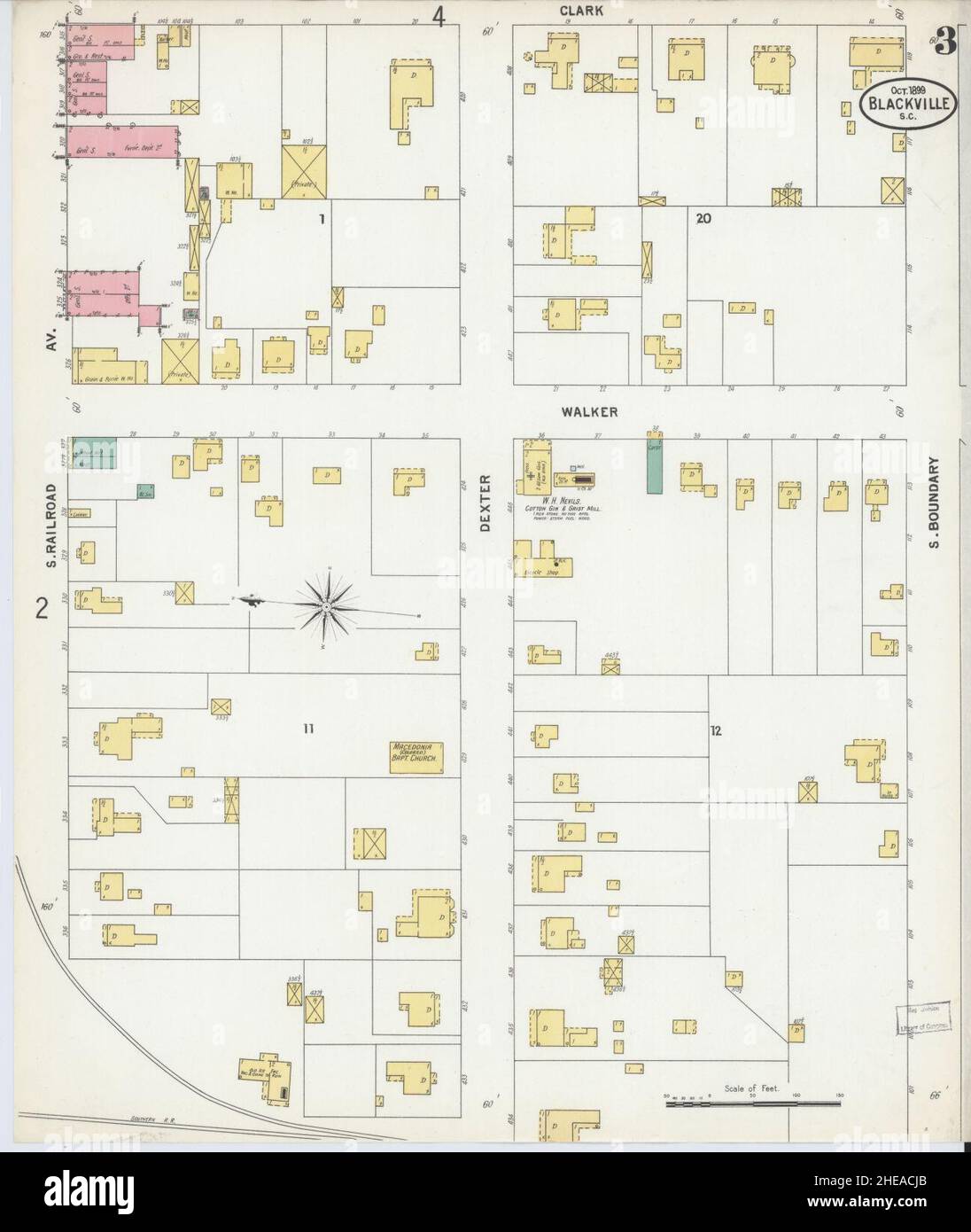 Blackville south carolina map hires stock photography and images Alamy
