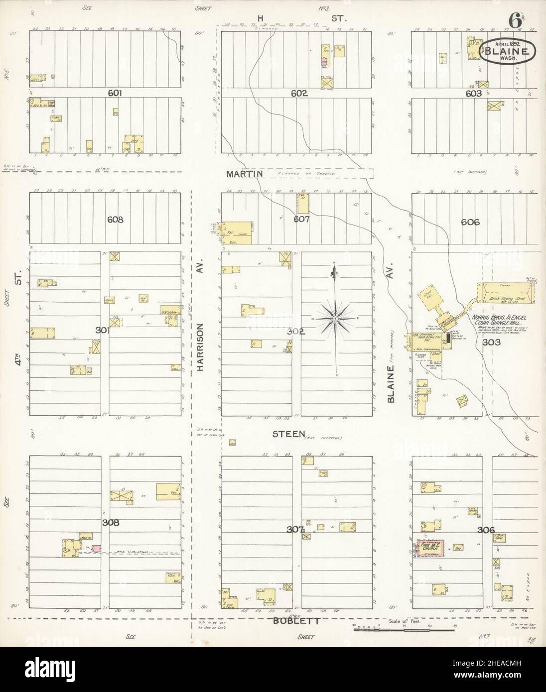 Sanborn Fire Insurance Map from Blaine, Whatcom County, Washington ...