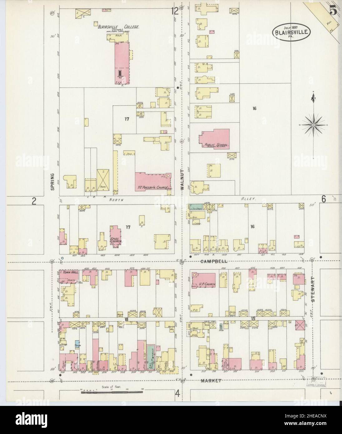 Map of blairsville hires stock photography and images Alamy