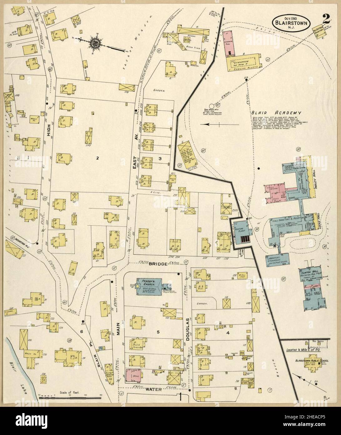 Map of blairstown hires stock photography and images Alamy