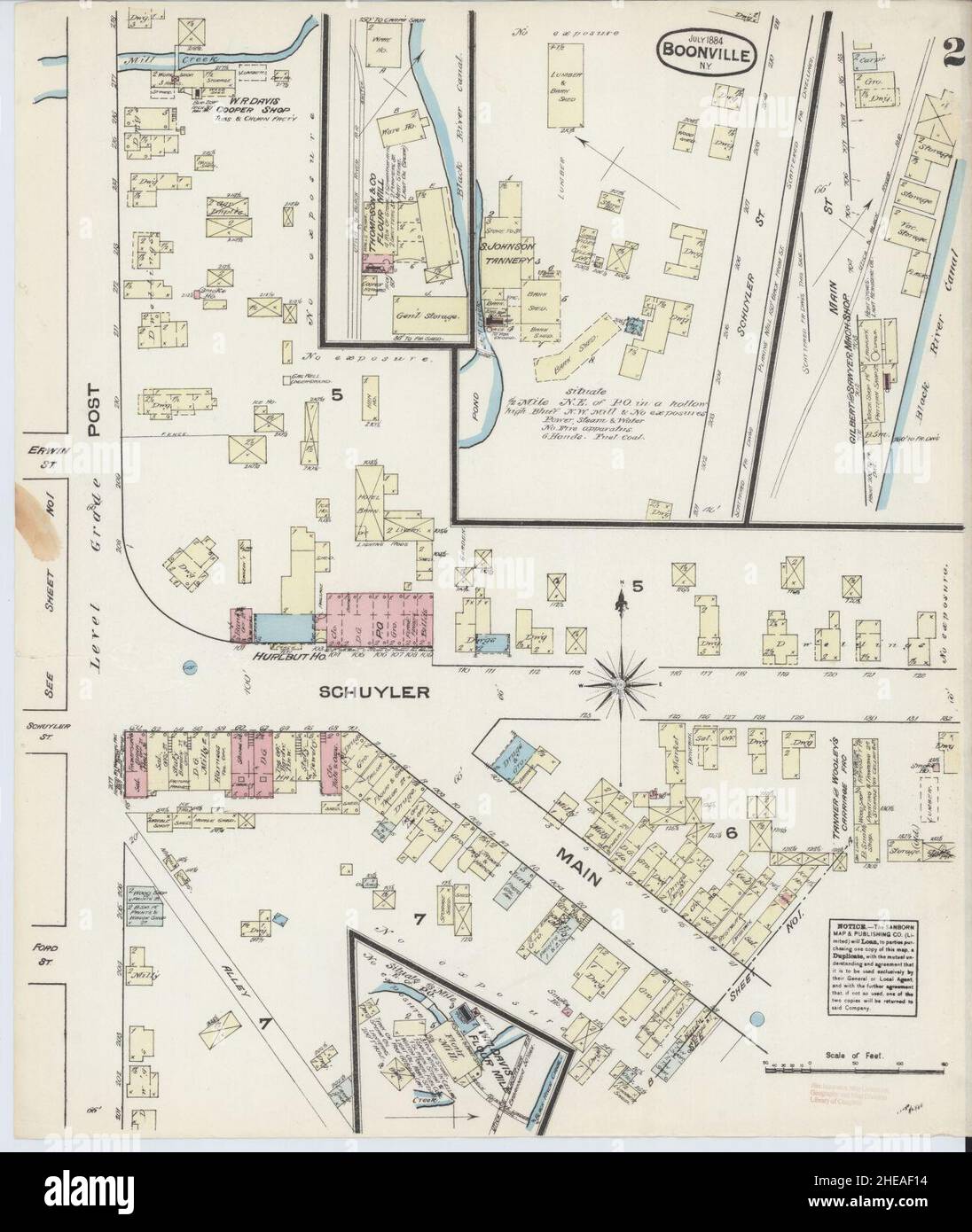 Map of boonville new york hires stock photography and images Alamy