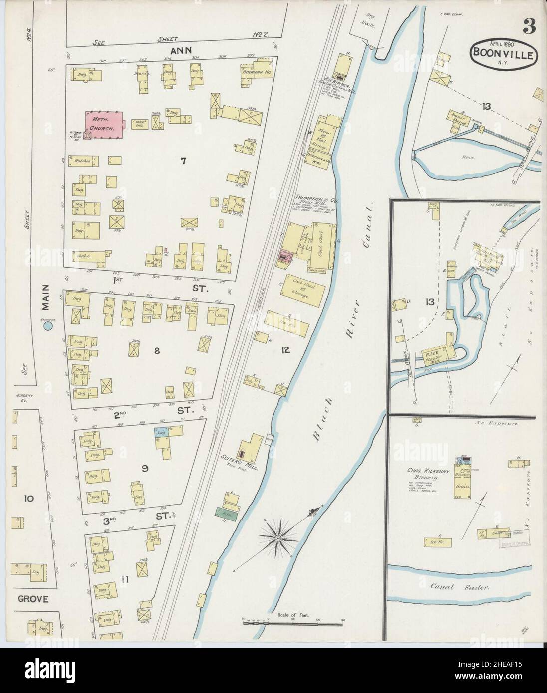 Map of boonville new york hires stock photography and images Alamy