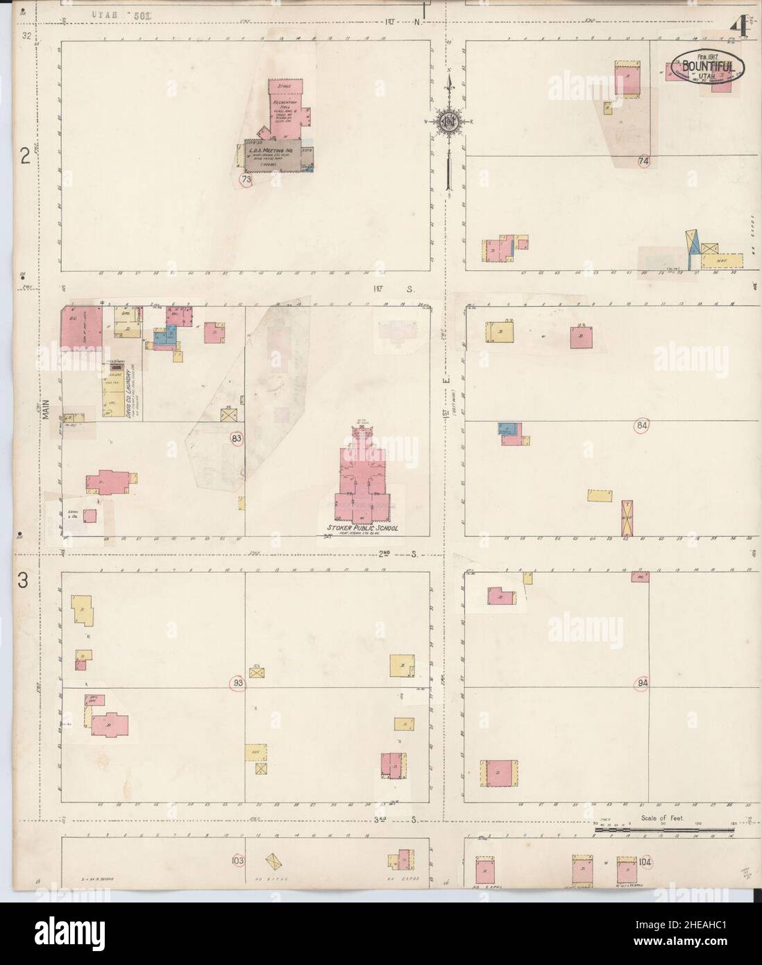 Bountiful utah map hi-res stock photography and images - Alamy