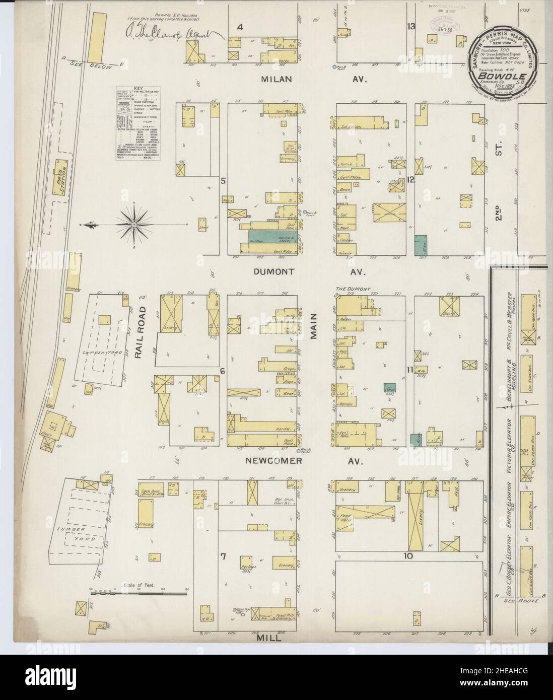 Map of bowdle hires stock photography and images Alamy