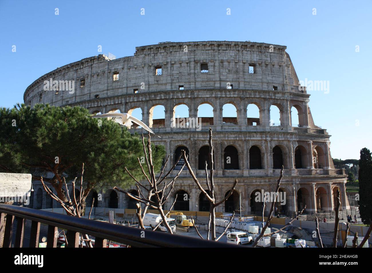 The beautiful  travel at rome Stock Photo