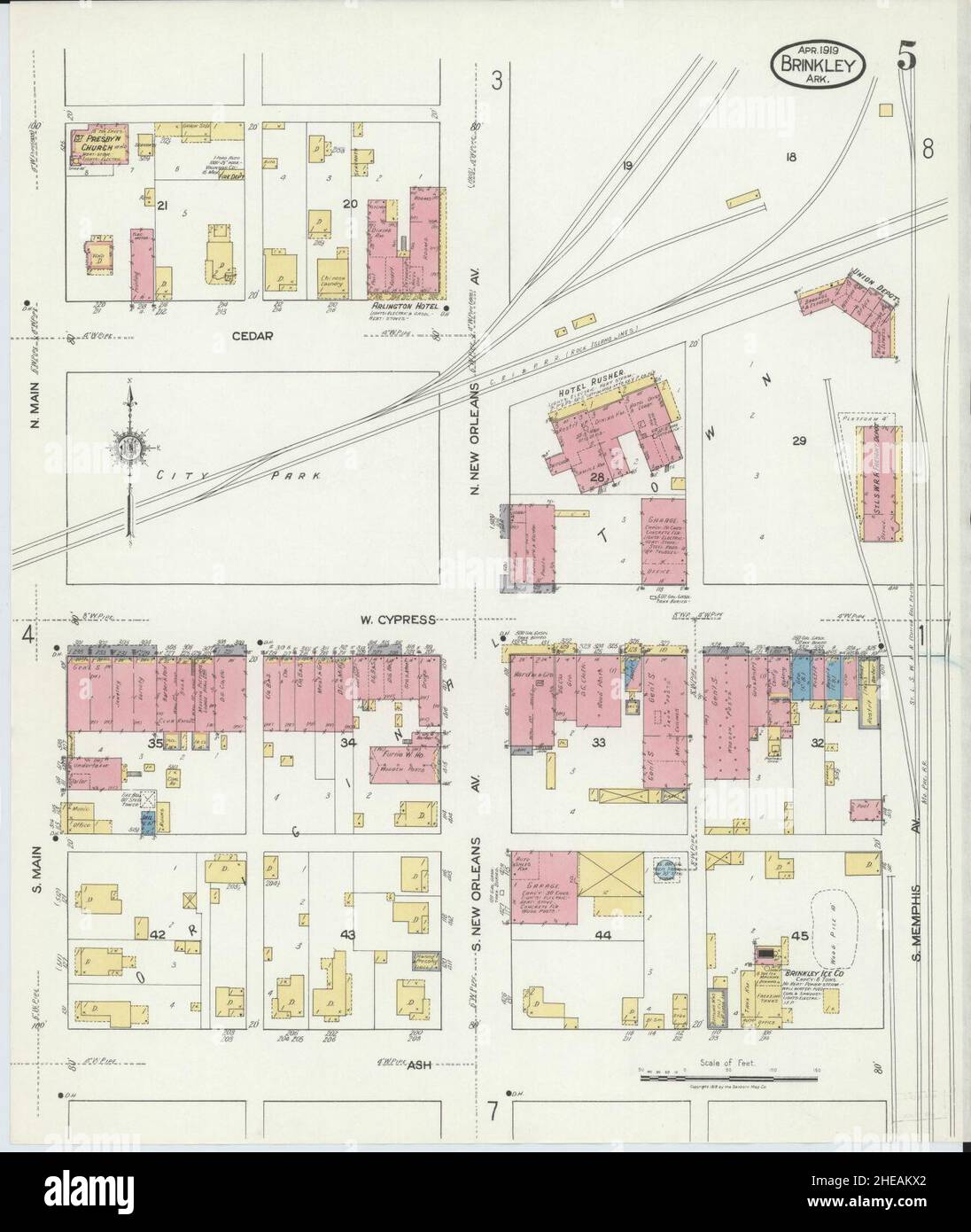 Brinkley arkansas map hires stock photography and images Alamy