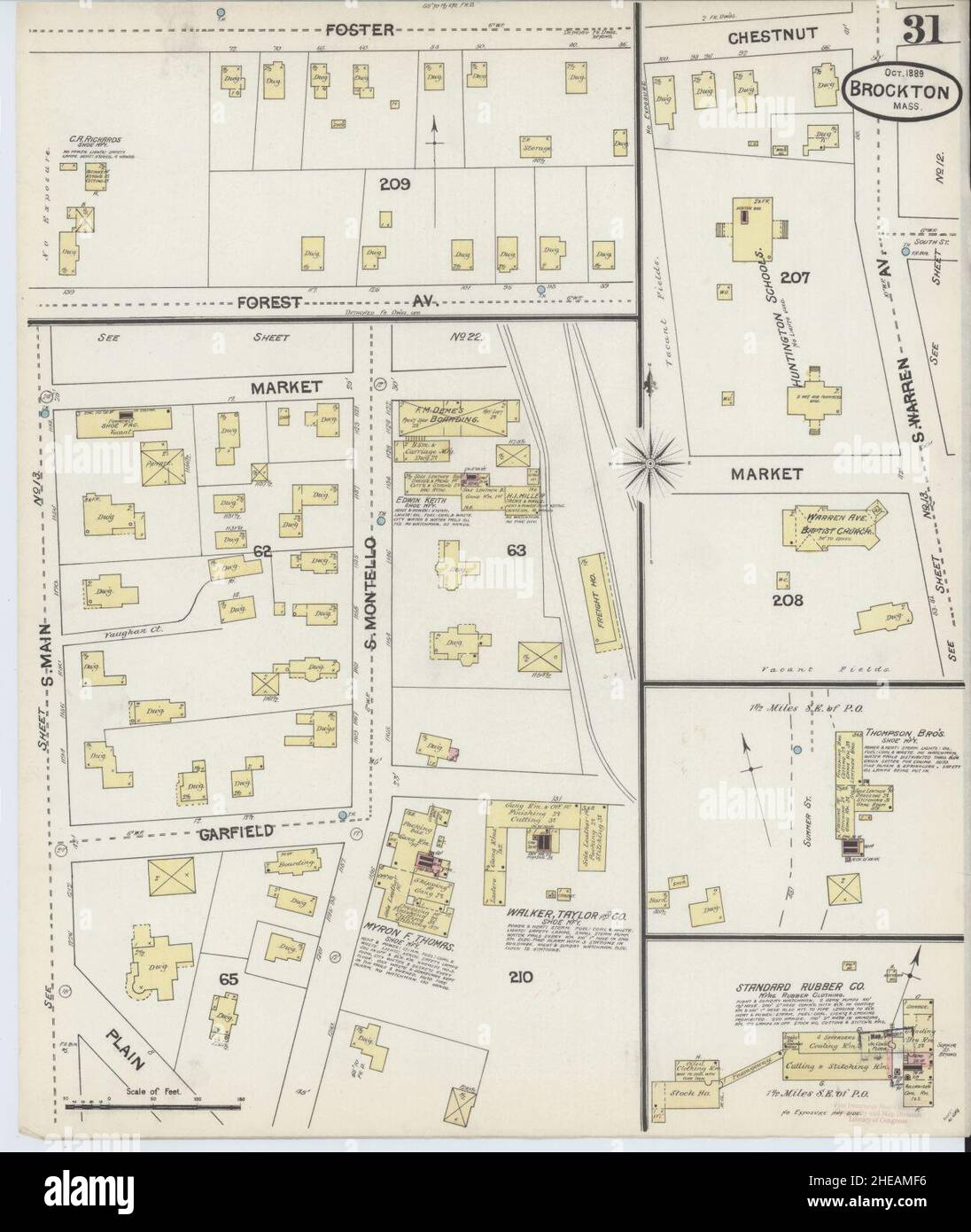 Map of brockton hires stock photography and images Alamy