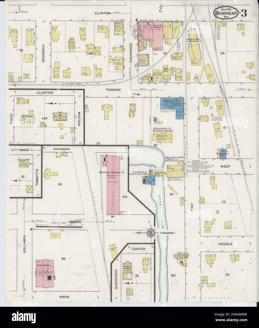 Brodhead wisconsin map hires stock photography and images Alamy
