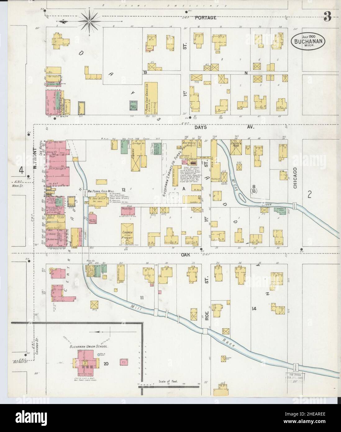 Map of buchanan hires stock photography and images Alamy