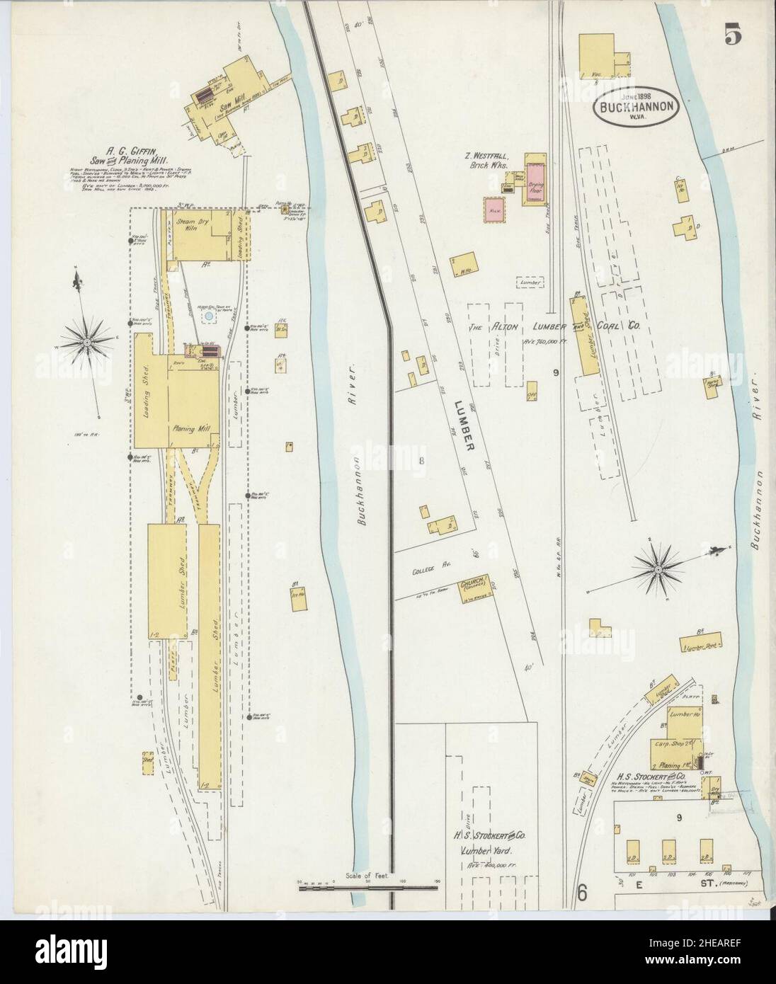 Map of buckhannon virginia hires stock photography and images Alamy