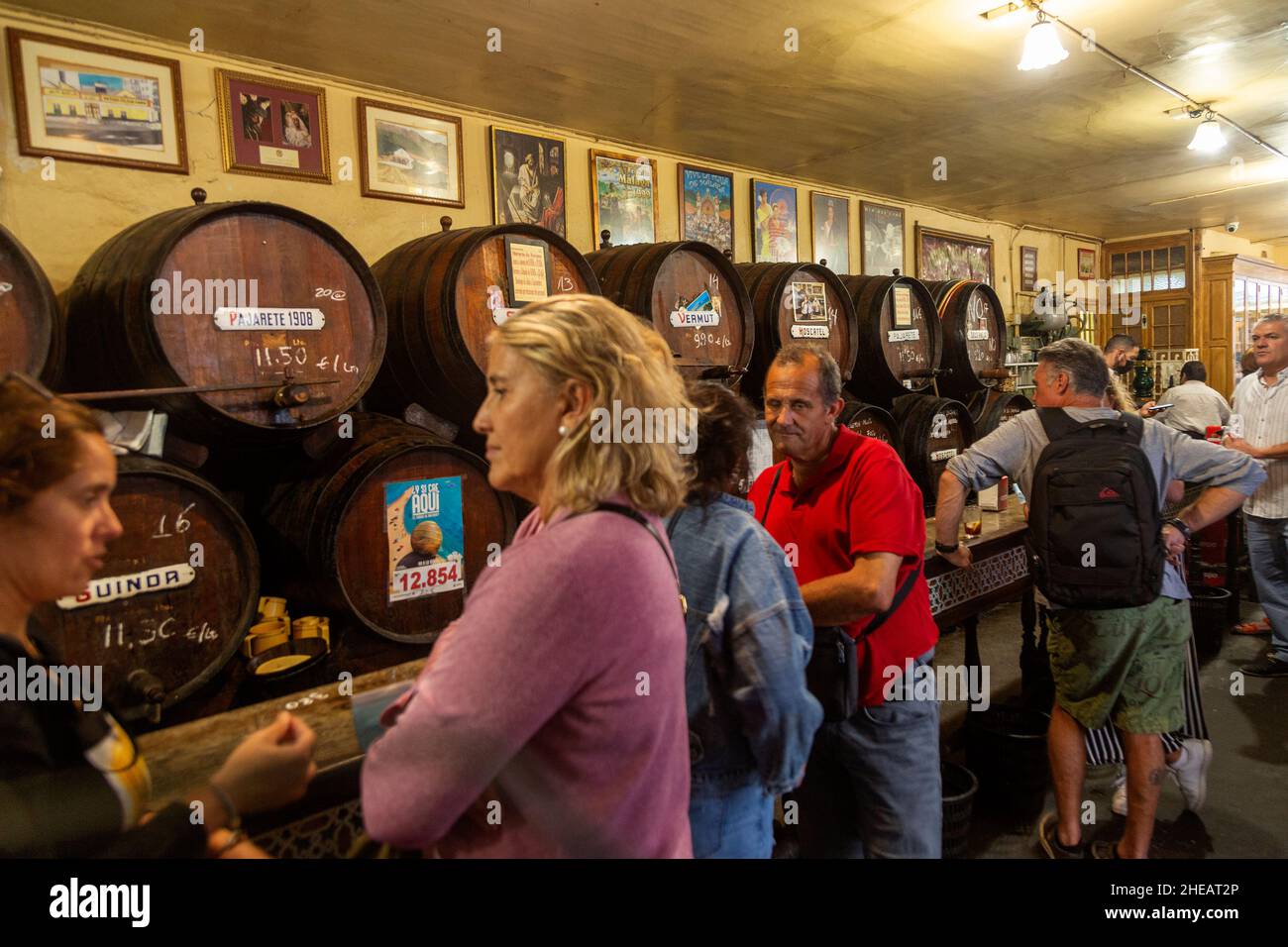 Antigua Casa Del Guardia traditional wine bar Malaga, Andalusia, Spain