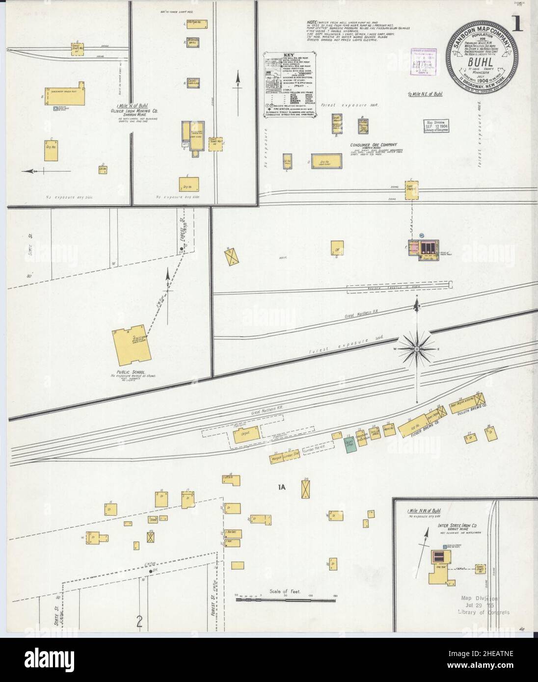 Map of buhl hires stock photography and images Alamy