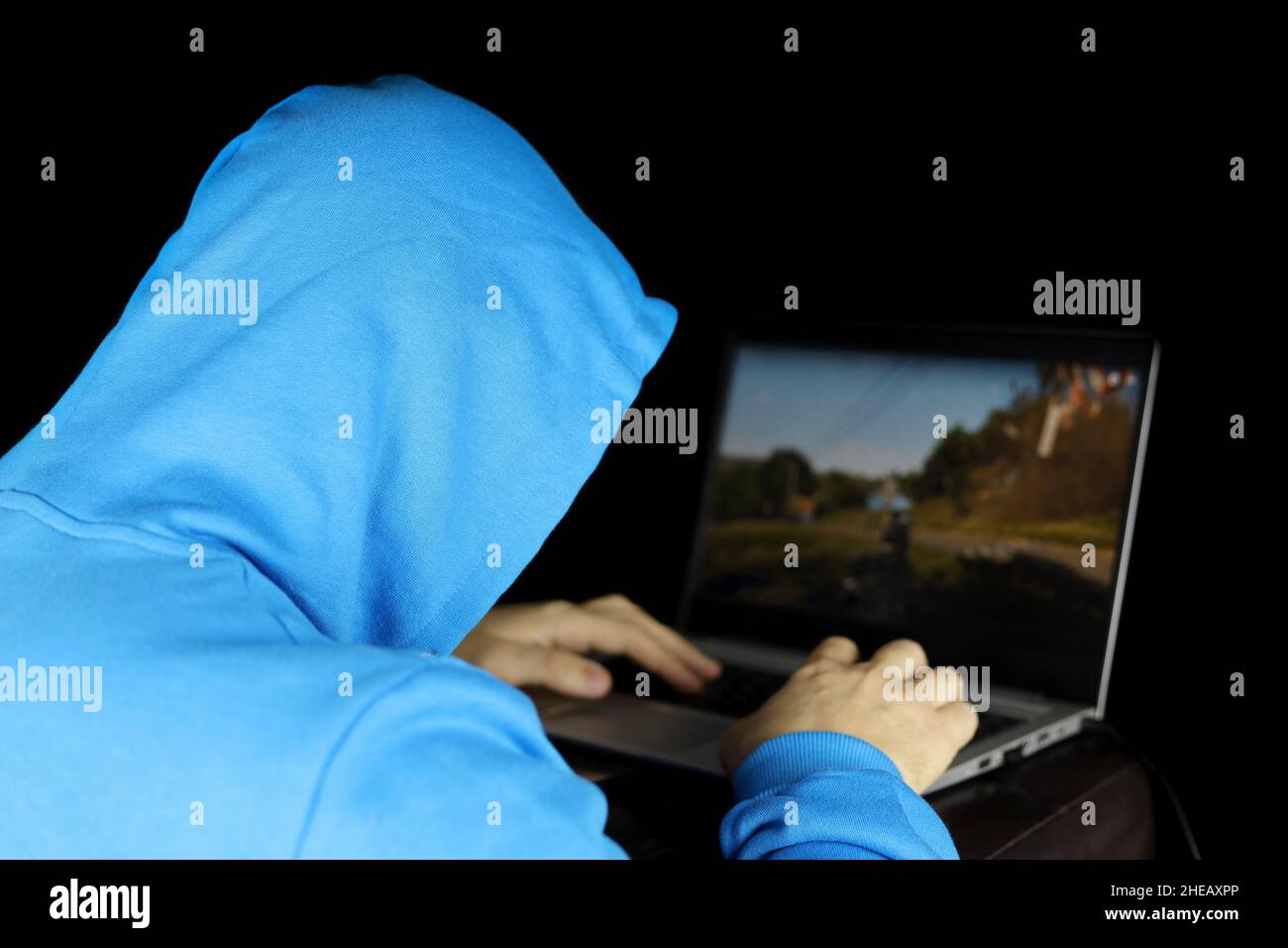 guy in blue hoodie
