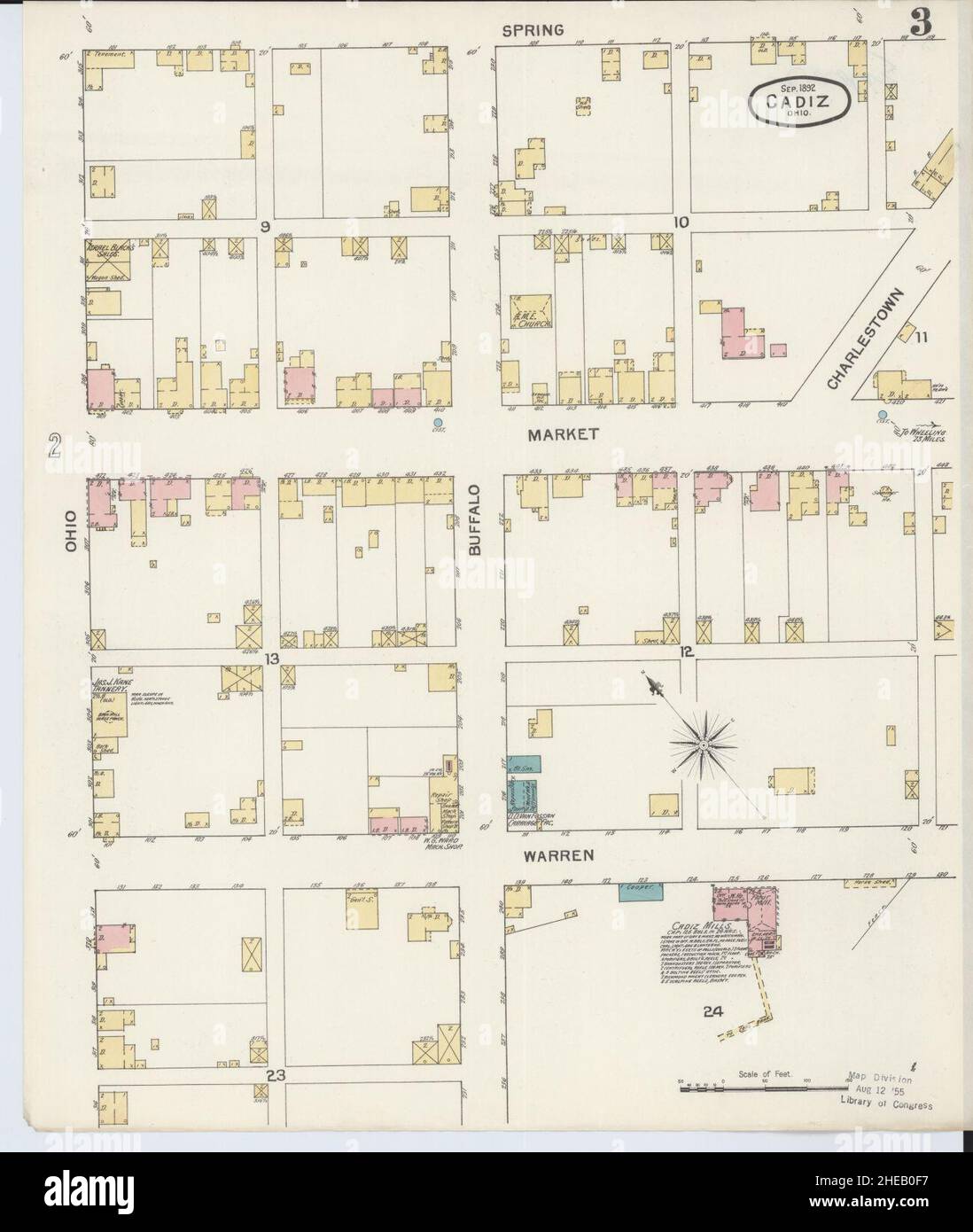 Cadiz ohio map hires stock photography and images Alamy