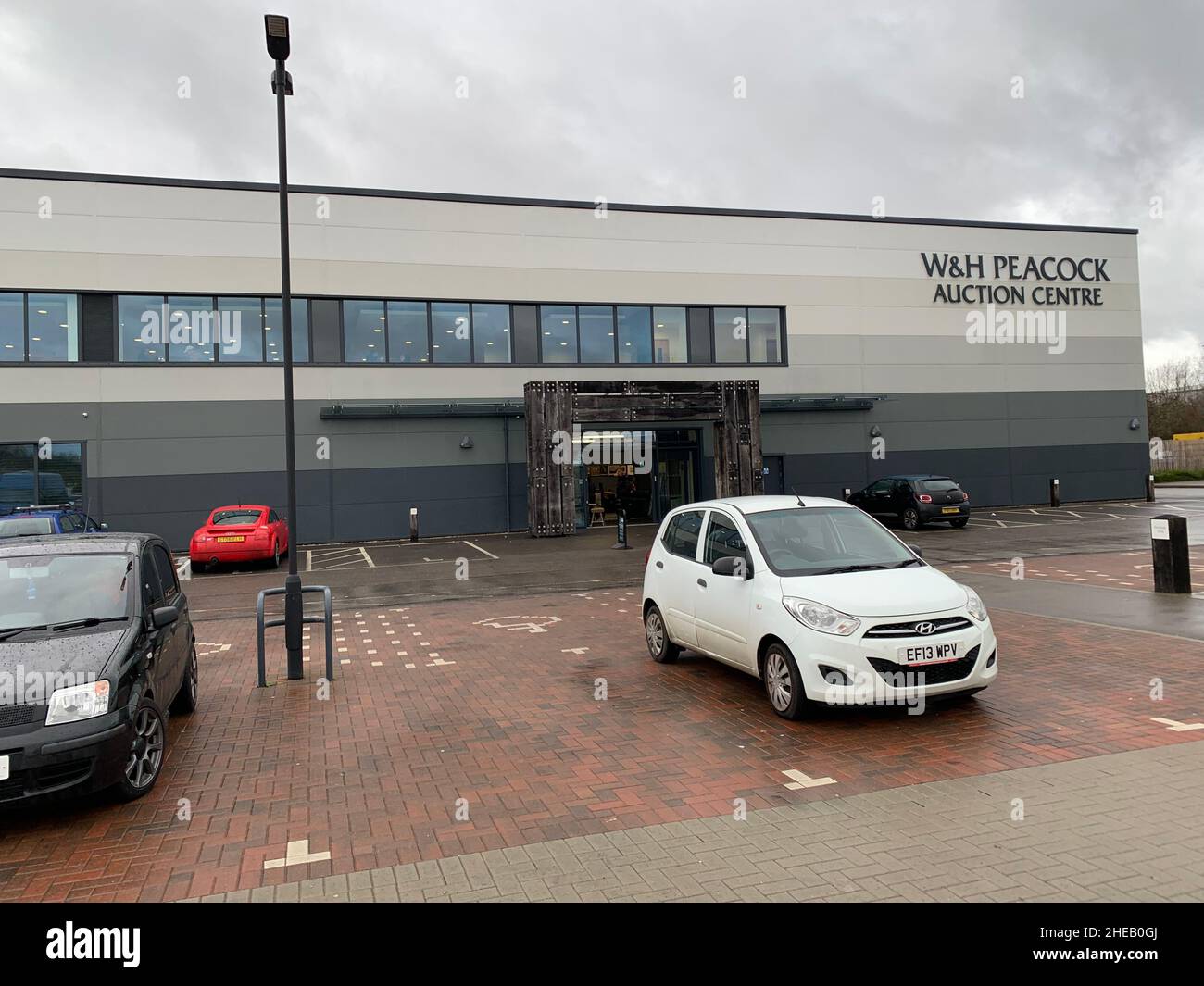 W and H Peacock Auction Centre Bedford auctions sales sell outside