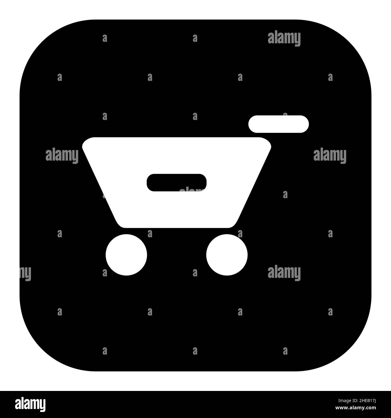 Shopping cart and app icon Stock Photo Alamy
