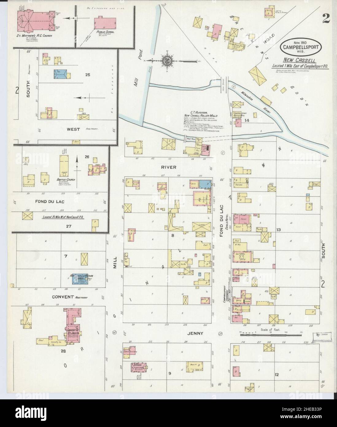 Map of fond du lac wisconsin hires stock photography and images Alamy