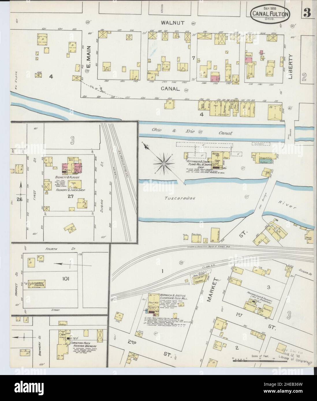 Map of canal fulton hires stock photography and images Alamy