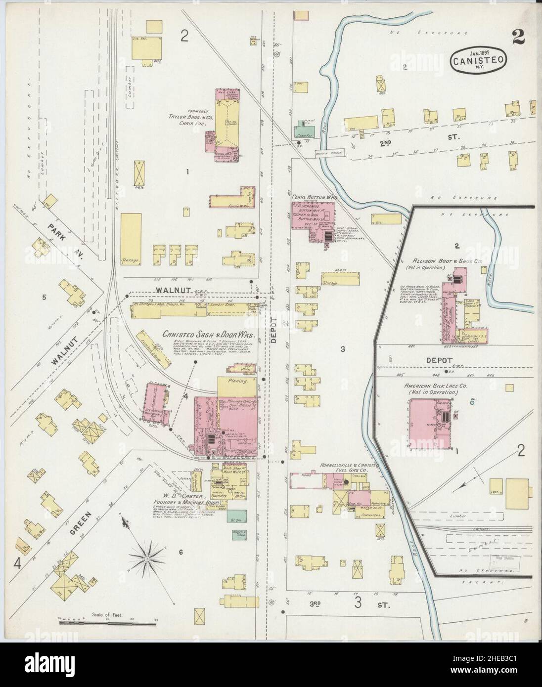 Map of canisteo new york hires stock photography and images Alamy