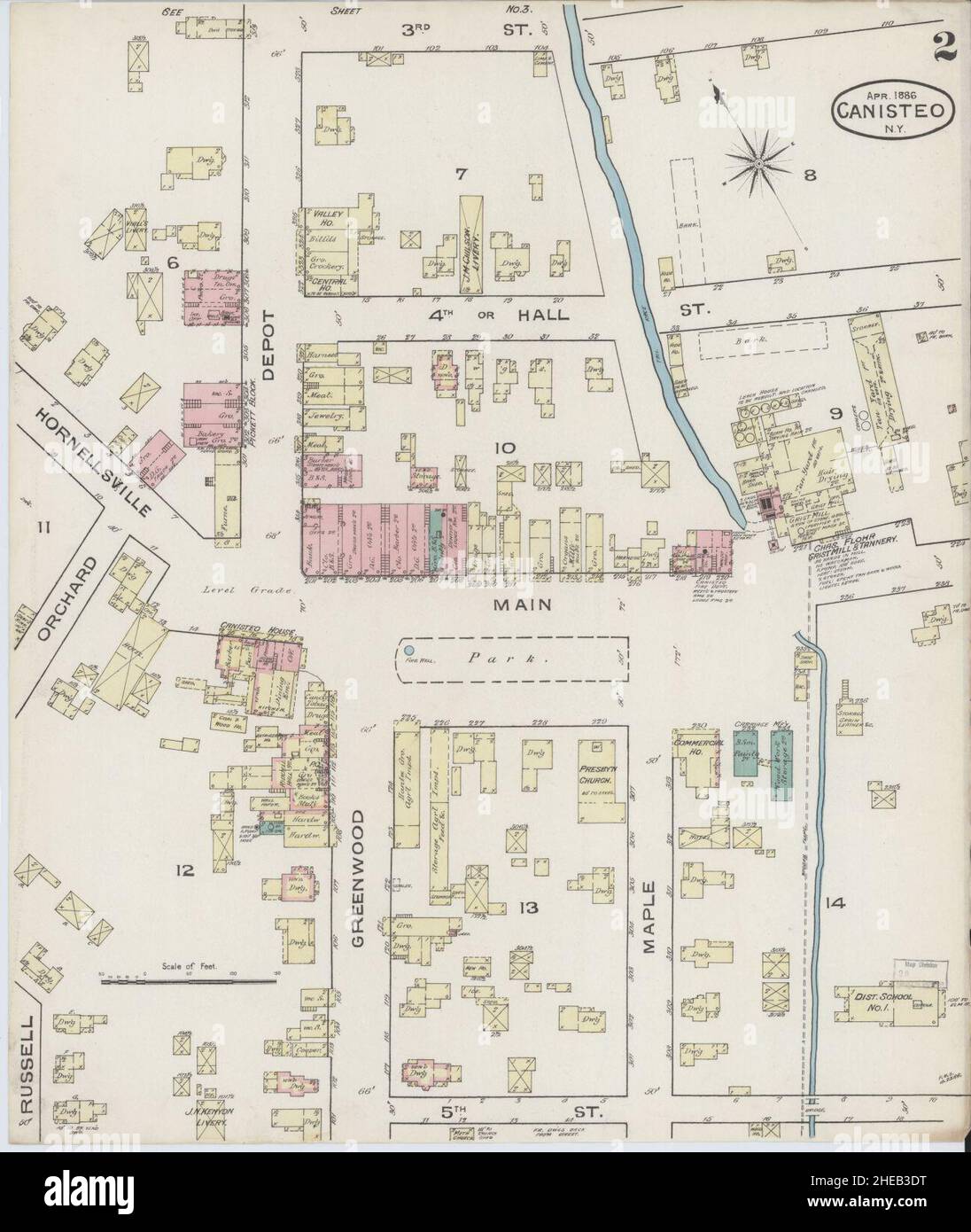 Map of canisteo new york hires stock photography and images Alamy