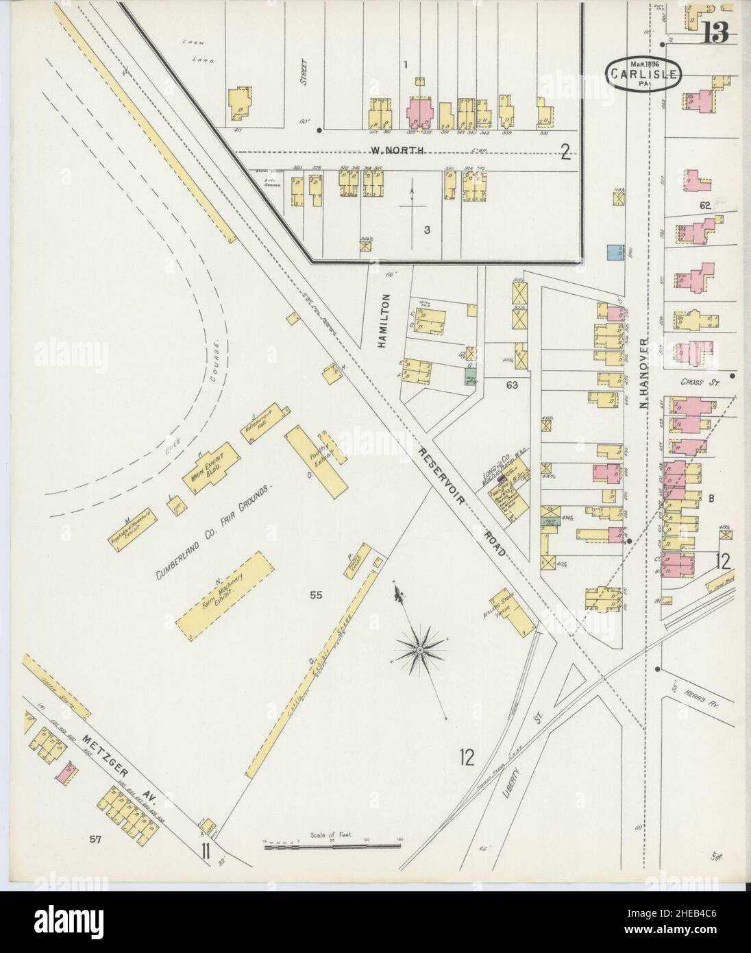 Carlisle map hires stock photography and images Alamy